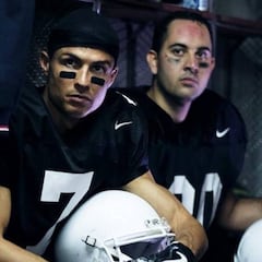 Cristiano 'se viste' de jugador de fútbol americano