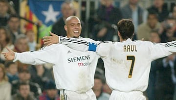 Ronaldo y Raúl 
Fueron parte del Real Madrid de los galácticos, tuvieron más de 200 goles juntos, que sirvieron para ganar una Copa Intercontinental y una Liga.