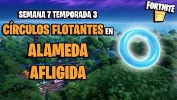 Desaf&iacute;o de Fortnite: &iquest;d&oacute;nde est&aacute;n los c&iacute;rculos flotantes de Alameda Afligida?