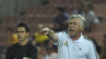 Ancelotti, en Los Cármenes.
