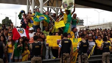 Locura en Belo Horizonte, la afición se vuelca con Brasil