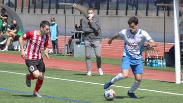 Imagen del partido entre el Loja y el Atlético Porcuna