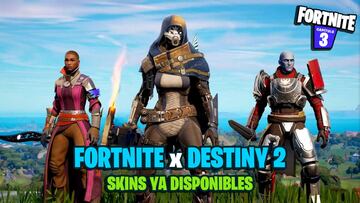 Fortnite x Destiny 2: Comandante Zavala, Ikora Rey y Desconocida Exo ya disponibles