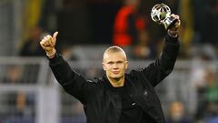 Haaland, entre la cartera y la carrera