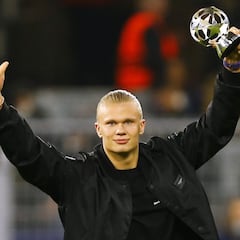 Haaland, entre la cartera y la carrera