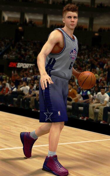 Justin Bieber se cuela como jugador en NBA 2K13