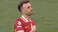 El emotivo momento de Jota con Anfield hace apenas un mes que quedará para la historia