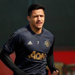 Alexis sorprende y vuelve a los entrenamientos en el United