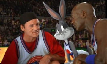 En 1996, el legendario basquetbolista incursionó en Hollywood con la película Space Jam, donde comparte créditos con Bugs Bunny y Bill Murray. Jordan lidera el equipo de los Looney Tunes para derrotar los extraterrestres que robaron los poderes de basquetbolistas profesionales como Charles Barkley y Larry Bird. La película recaudó más de 200 millones de dólares.
