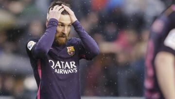 Messi no está fino: perdió 25 balones ante el Deportivo