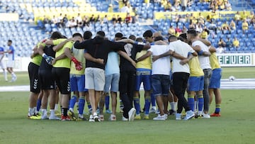 El equipo de la UD Las Palmas se conjura.