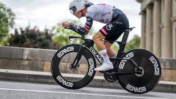 Evenepoel resurge en la crono y Almeida conquista Romandía