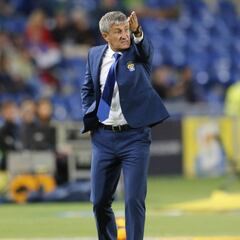 Setién: "Sería una sorpresa resolver la eliminatoria en Alcoraz"