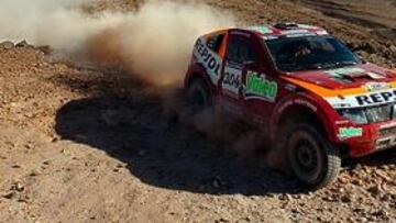 <b>MENOS OPCIONES.</b> El español tiene menos posibilidades de conseguir ser el primero de la general en su llegada a Dakar.