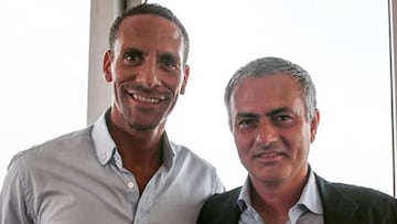 Rio Ferdinand y José Mourinho podrían entrenar juntos al Manchester United.