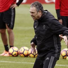 Caparrós: "Quiero la identidad de Osasuna que he visto siempre"