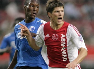 Klaas-Jan Huntelaar con el Ajax.