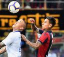 Erick Pulgar sufrió el poderío de Inter en la Liga Italiana