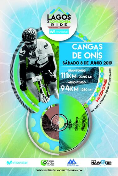 'Lagos de Covadonga Ride' llega el 8 de junio en Cangas de Onís