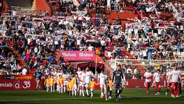 Partido de la jornada 32ª de la Segunda División 2022-2023 entre Albacete-Granada en el Carlos Belmonte.