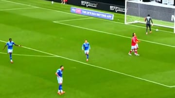 Ben Brereton anota su primer gol en el Derby y es uno de los mejores de su carrera: Chile celebra