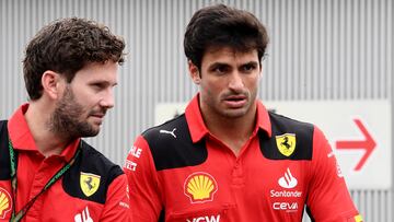 Carlos Sainz (Ferrari SF23). Suzuka, Japón. F1 2023.