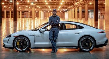 Porsche Taycan rompe el récord de velocidad en un espacio techado