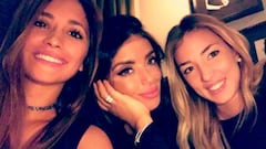 La amistad de las mujeres de Messi, Cesc y Morata