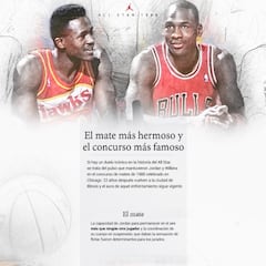 Jordan vs. Wilkins: la reconstrucción del mejor concurso de mates de siempre