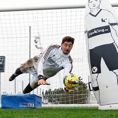Courtois tiene la placa del madridismo