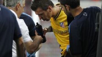 Mandzukic sufre fractura nasal y podría estar de baja dos semanas