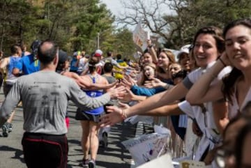 Maratón de besos en Boston