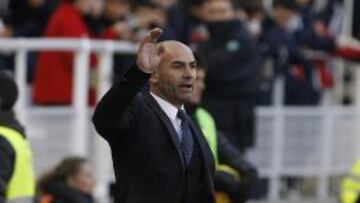 Paco Jémez durante el partido contra el Espanyol.