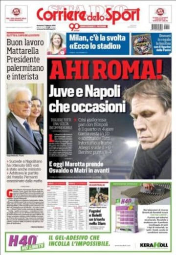 Portadas de la prensa deportiva