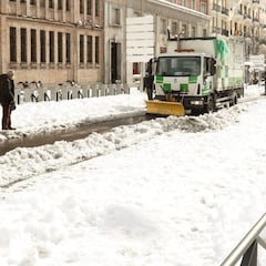 Temporal Filomena en Madrid: ¿Por qué calles se puede circular y cuáles están cortadas por la nieve?