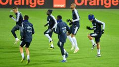 Entrenamiento de Francia.