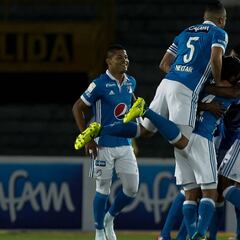 Millonarios logra su primera victoria de local en la Liga