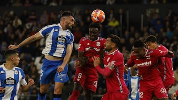 Deportivo y Tenerife empataron sin goles en Riazor.