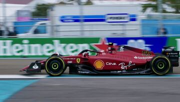 Carlos Sainz (Ferrari F1-75). Miami, F1 2022.