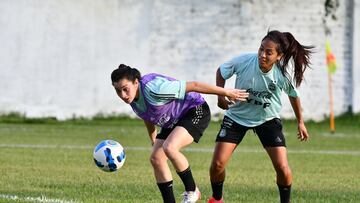 Entrenamiento de la Selección Argentina Femenina en Copa América.