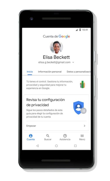 Cuenta de Google, la nueva app para cambiar tus contraseñas