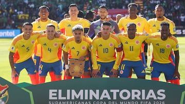 La Selección Colombia baja un puesto en el Ranking FIFA