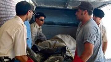 El cadáver de Pascal Terry.