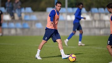 Christian Fern&aacute;ndez durante una sesi&oacute;n de entrenamiento.