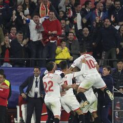 Tras el 3-3, el Sevilla cumple un año invicto en el Sánchez Pizjuán