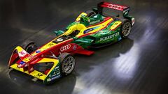 Así será el nuevo monoplaza del equipo ABT para la próxima temporada de la Fórmula E. Tendrá el logo de Audi por primera vez.