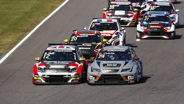 Huff y Oriola en Suzuka WTCR 2018.
