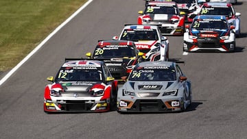 Huff y Oriola en Suzuka WTCR 2018. 