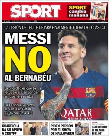 Portadas de la prensa mundial