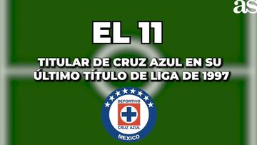 El XI de Cruz Azul que alzó la octava en el Invierno 97